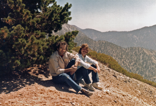 Mike & Joe Near Mt. Baldy ca. 1980