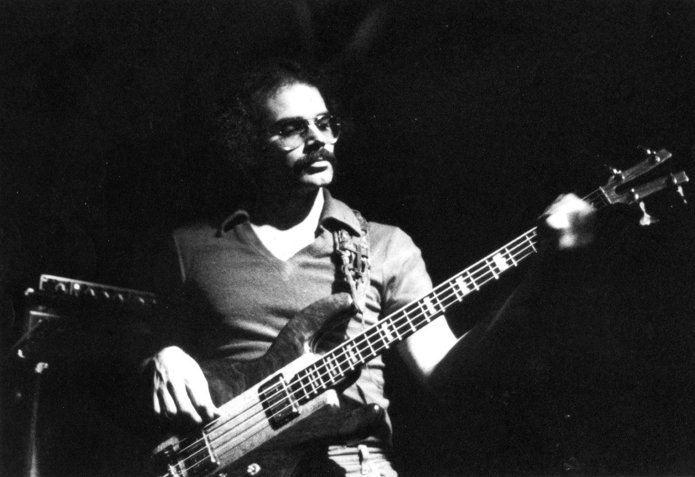 Mike On Stage With Kramer 650B ca.1980